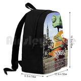 Rango Movie Poster Merchandise Outdoor Hiking Backpack Waterproof