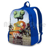 Rango Movie Poster Merchandise Outdoor Hiking Backpack Waterproof