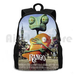 Rango Movie Poster Merchandise Outdoor Hiking Backpack Waterproof