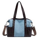 Men Canvas Shoulder Bag Carry On Luggage Tote Large Capacity