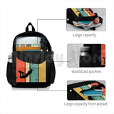 Retro Kitesurf Kitesurfing Kitesurfer Outdoor Hiking Backpack