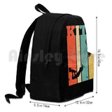 Retro Kitesurf Kitesurfing Kitesurfer Outdoor Hiking Backpack