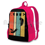 Retro Kitesurf Kitesurfing Kitesurfer Outdoor Hiking Backpack