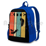 Retro Kitesurf Kitesurfing Kitesurfer Outdoor Hiking Backpack