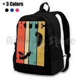 Retro Kitesurf Kitesurfing Kitesurfer Outdoor Hiking Backpack