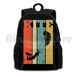 Retro Kitesurf Kitesurfing Kitesurfer Outdoor Hiking Backpack