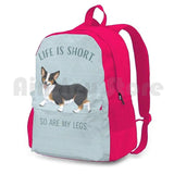 Pembroke Welsh Corgi Outdoor Hiking Backpack Waterproof Camping Travel