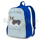 Pembroke Welsh Corgi Outdoor Hiking Backpack Waterproof Camping Travel