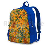 Vintage Garden Vii Outdoor Hiking Backpack Waterproof Camping Travel