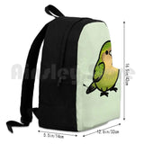 Chubby Kakapo Outdoor Hiking Backpack Green Bird