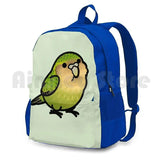 Chubby Kakapo Outdoor Hiking Backpack Green Bird