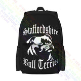 Staffordshire Bull Terrier Staffy Dog Ladies Large Capacity Backpack