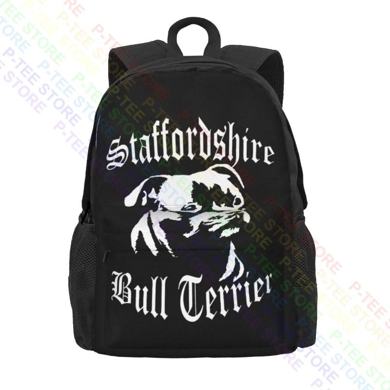 Staffordshire Bull Terrier Staffy Dog Ladies Large Capacity Backpack