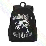 Staffordshire Bull Terrier Staffy Dog Ladies Large Capacity Backpack