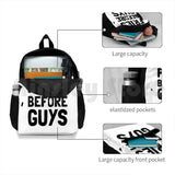 Fries Before Guys Outdoor Hiking Backpack