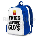 Fries Before Guys Outdoor Hiking Backpack