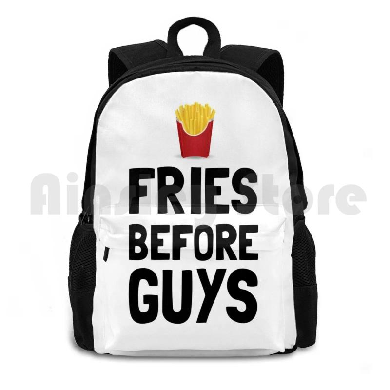 Fries Before Guys Outdoor Hiking Backpack