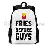 Fries Before Guys Outdoor Hiking Backpack
