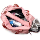 Travel Duffle with Shoes Bag Wet Dry Separation Storage