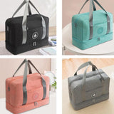 Travel Duffle with Shoes Bag Wet Dry Separation Storage