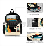 Outdoor Hiking Backpack Riding Climbing Sports Bag with Bear Graphic