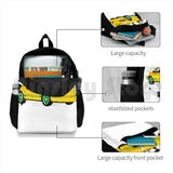 Vintage Outdoor Hiking Backpack Classic Yellow