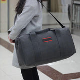 Canvas 40L Duffel Bag Wear-Resistant Large Capacity Hand Luggage W3-134