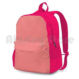 Coral Pink Hiking Backpack