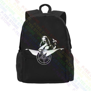 Satanic Nun Pentagram Baphomet Satan 666 Backpack
