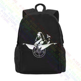 Satanic Nun Pentagram Baphomet Satan 666 Backpack