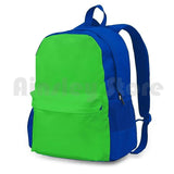 Outdoor Hiking Backpack Waterproof Camping Travel Lime Green