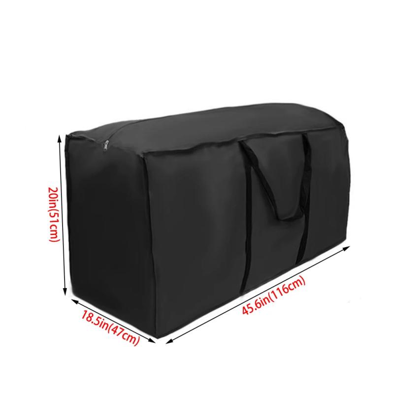 Heavy Duty Outdoor Furniture Cushion Storage Bag with Zipper