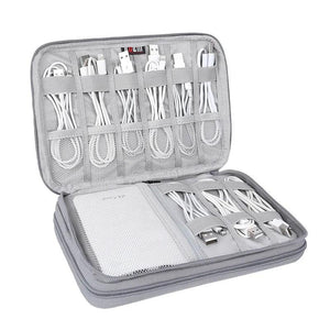 Data Cable Bag Phone Accessories Storage Power Bank Earphone Men's Clutch