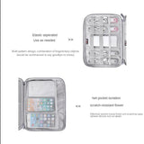 Data Cable Bag Phone Accessories Storage Power Bank Earphone Men's Clutch