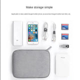 Data Cable Bag Phone Accessories Storage Power Bank Earphone Men's Clutch