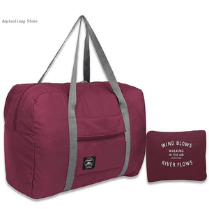 Waterproof Handbags Men Travel Bags Nylon Foldable Travel Bags Large Capacity