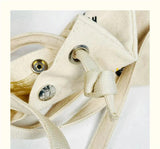 Canvas Human Bag Top Version Couple One Shoulder Messenger Bag