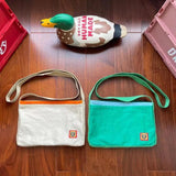 2022ss HUMAN Men Polar Bear Duck Mini Crossbody Bag