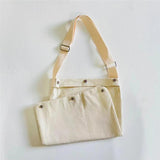 HUMAN Vintage Bag Men 1:1 HUMAN Heart Foldable Canvas Women Bags Travel Bag
