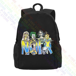 Nofx West Coaster Tour Concert Large Capacity Backpack