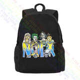 Nofx West Coaster Tour Concert Large Capacity Backpack