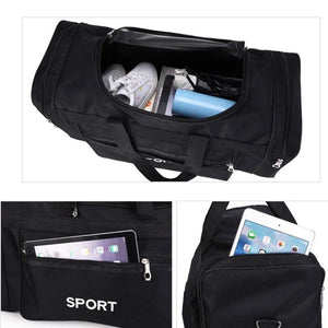 Large Capacity Gym Storage Bag Travel Men Lightweight Weekend Tote Bag