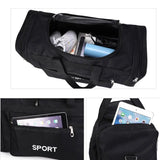 Large Capacity Gym Storage Bag Travel Men Lightweight Weekend Tote Bag