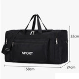 Large Capacity Gym Storage Bag Travel Men Lightweight Weekend Tote Bag