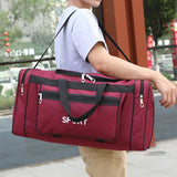 Large Capacity Gym Storage Bag Travel Men Lightweight Weekend Tote Bag