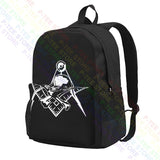 Masonic Skull Crossed Bones Backpack