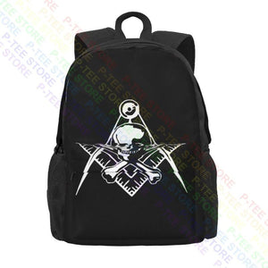 Masonic Skull Crossed Bones Backpack
