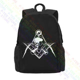Masonic Skull Crossed Bones Backpack