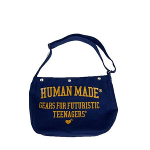 Vintage Canvas Couple Shoulder Bag Men Women Love 1:1 Human Made Fashion