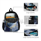Abstract Landscape Outdoor Hiking Backpack Waterproof Camping Travel